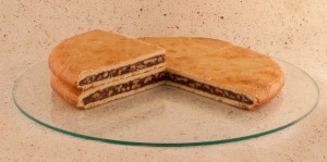 Mürbeteig gefüllt mit Walnuss-Rahmkaramel
